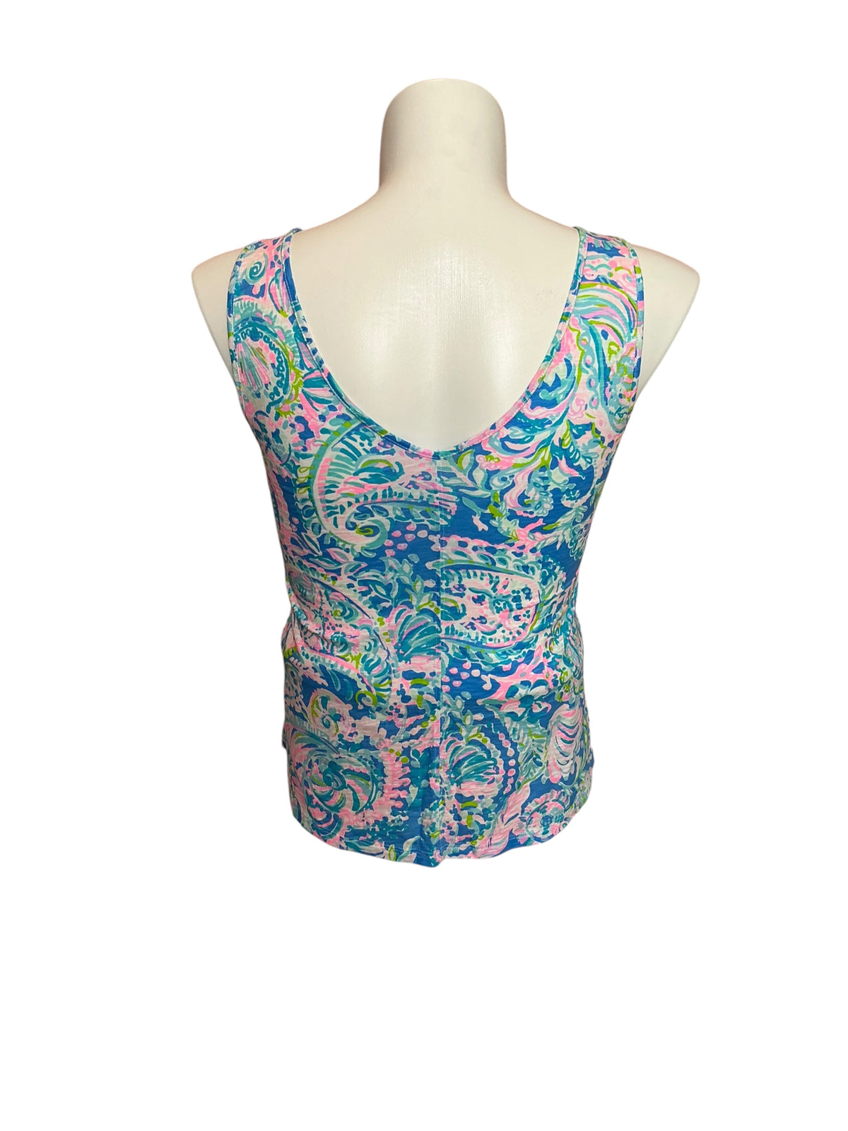 Lilly Pulitzer Gigi Tank Top Dream Team - Size Small