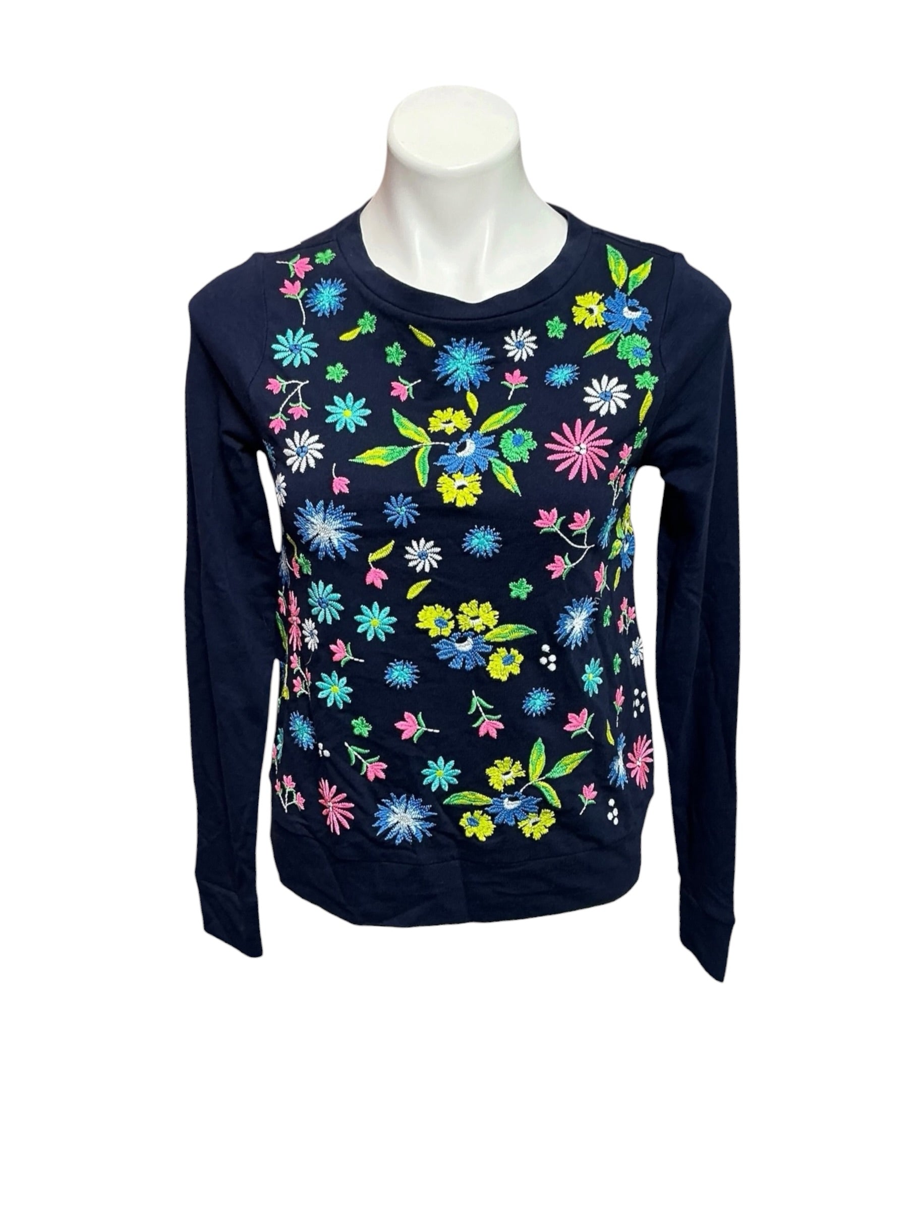 Lilly Pulitzer NWT Rami Sweatshirt True Navy - Size XS