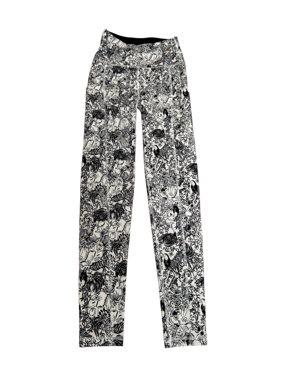 Lilly Pulitzer Weekender High Rise Midi Leggings Can You Zee Me - Size XXS