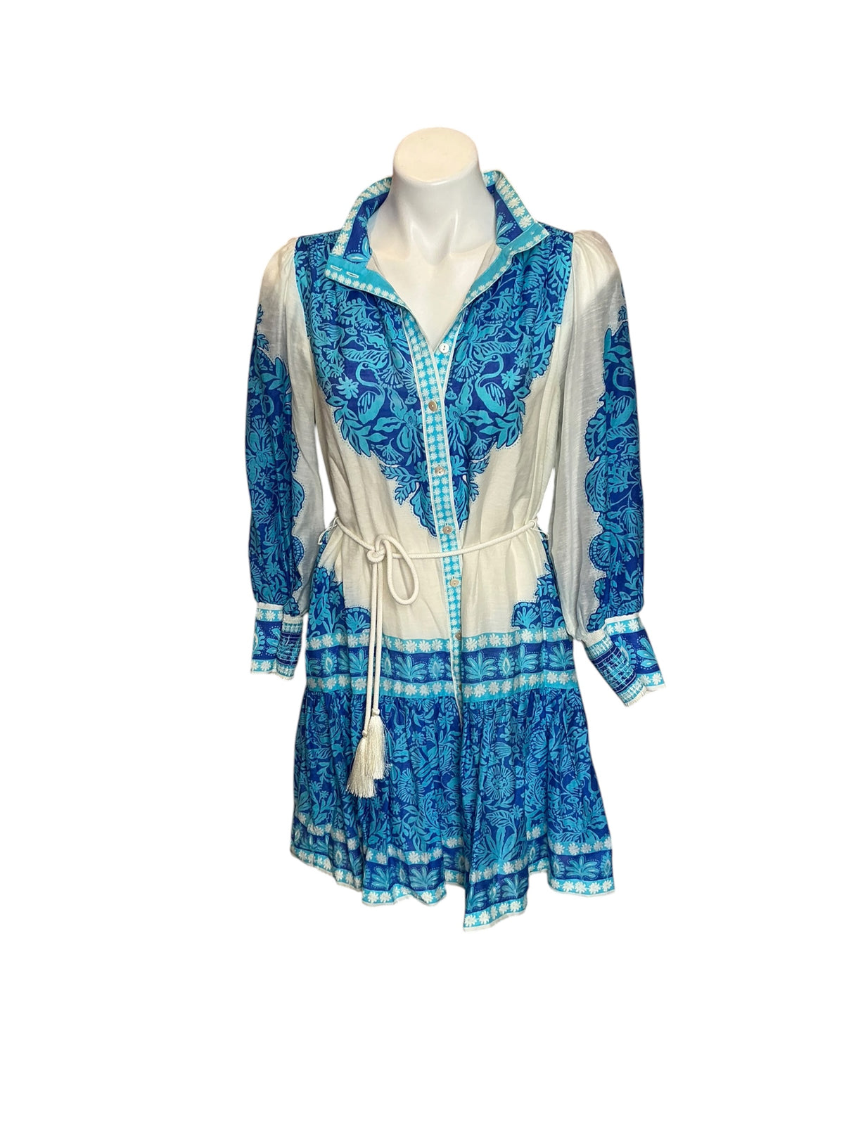 Lilly Pulitzer Drena Dress Resort White Pansy Fansy - Size 10