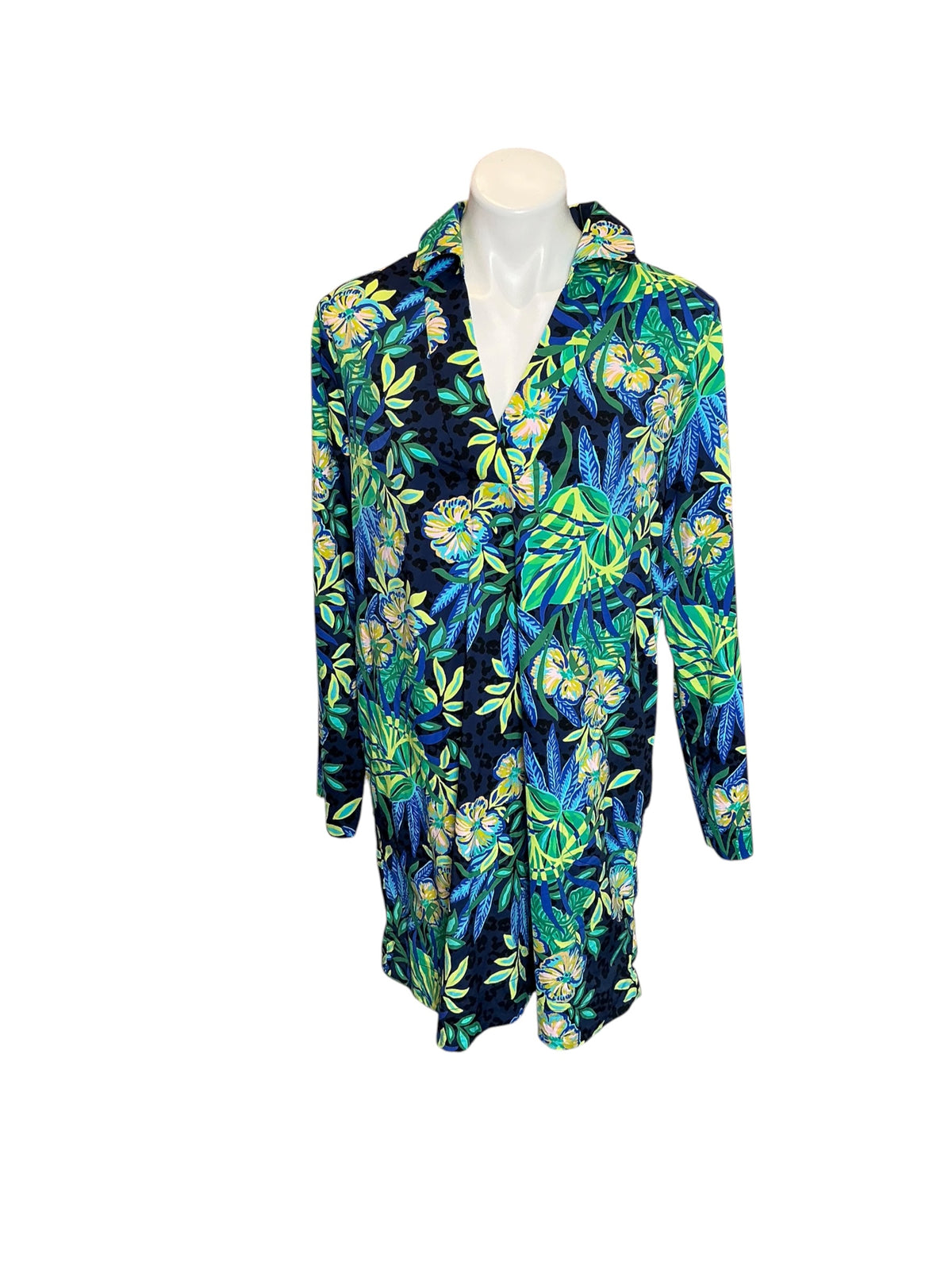 Lilly Pulitzer UPF 50+ Chessie Dress Multi The Hottest Spot - Size L
