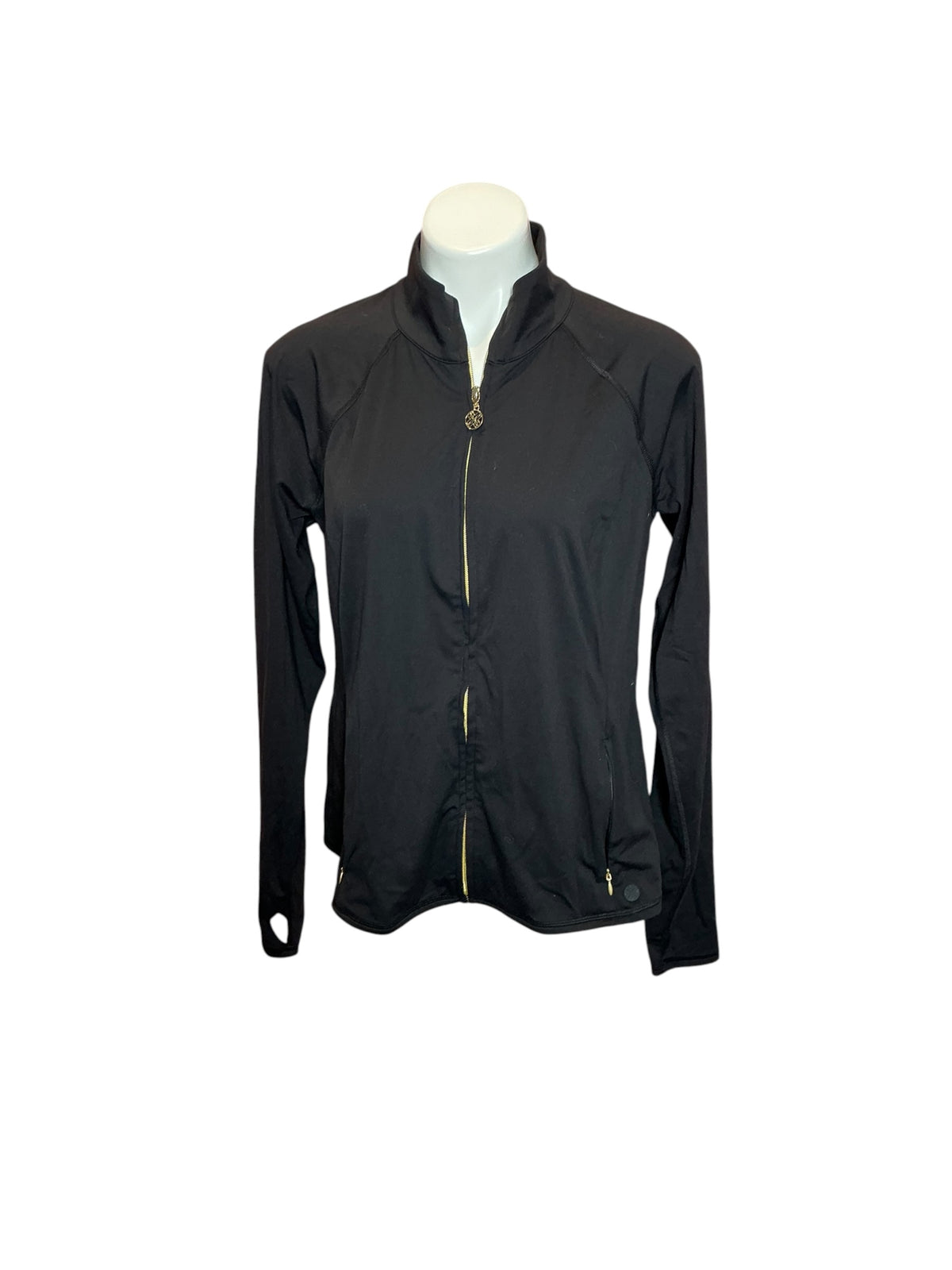 Lilly Pulitzer Luxletic Full Zip Noir - Size XL