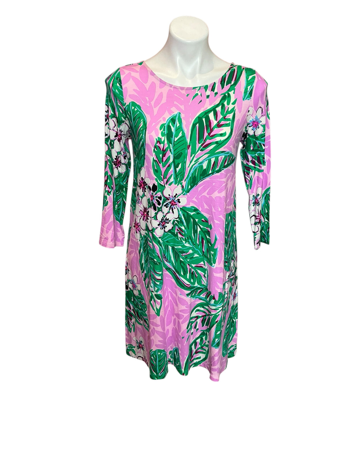 Lilly Pulitzer Ophelia Swing Dress Magnolia Lilac Leidees Night - Size S