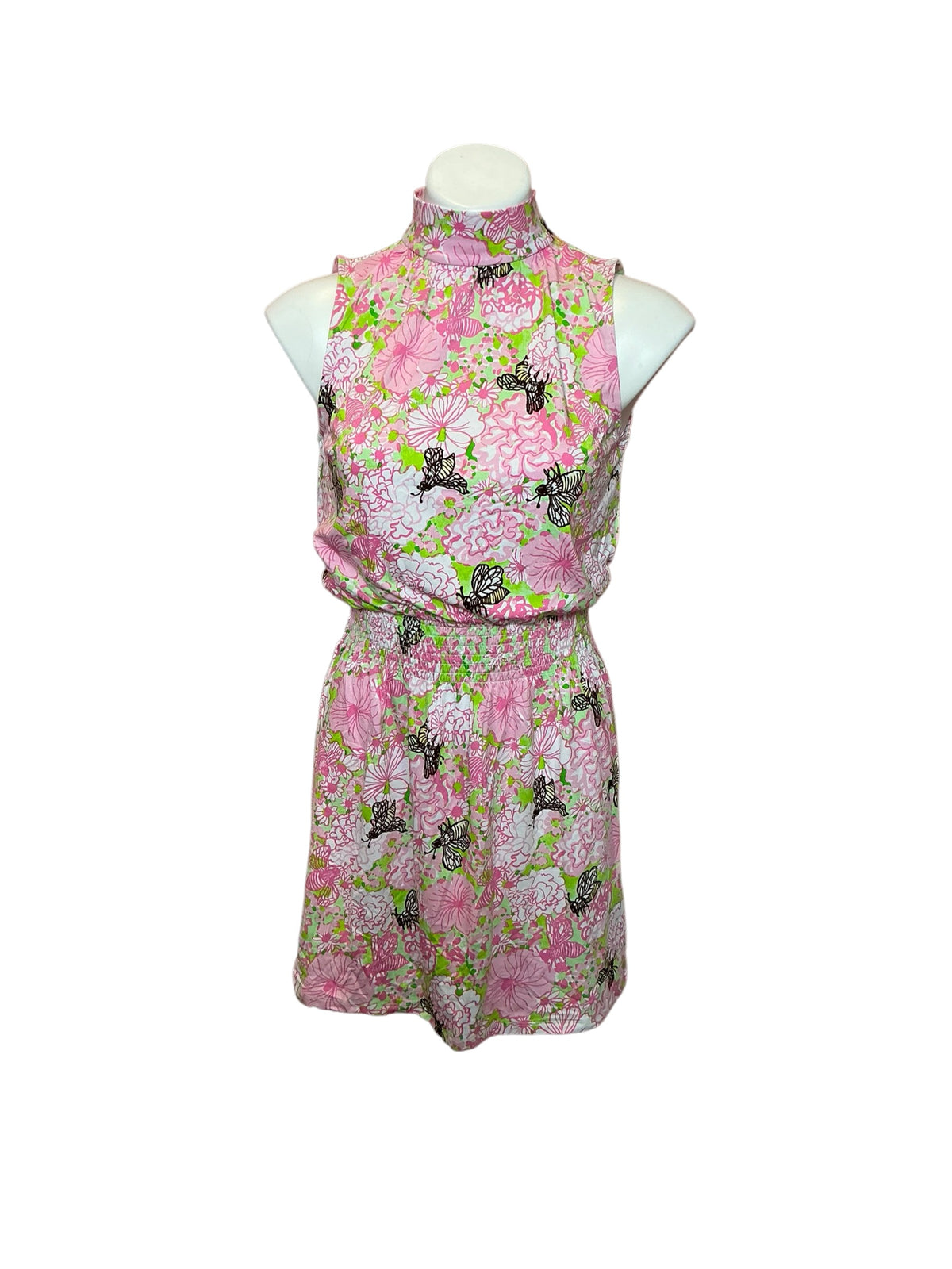 Lilly Pulitzer NWT Sherah Skirted Romper Pistachio Macaron Bees Knees - Size XS