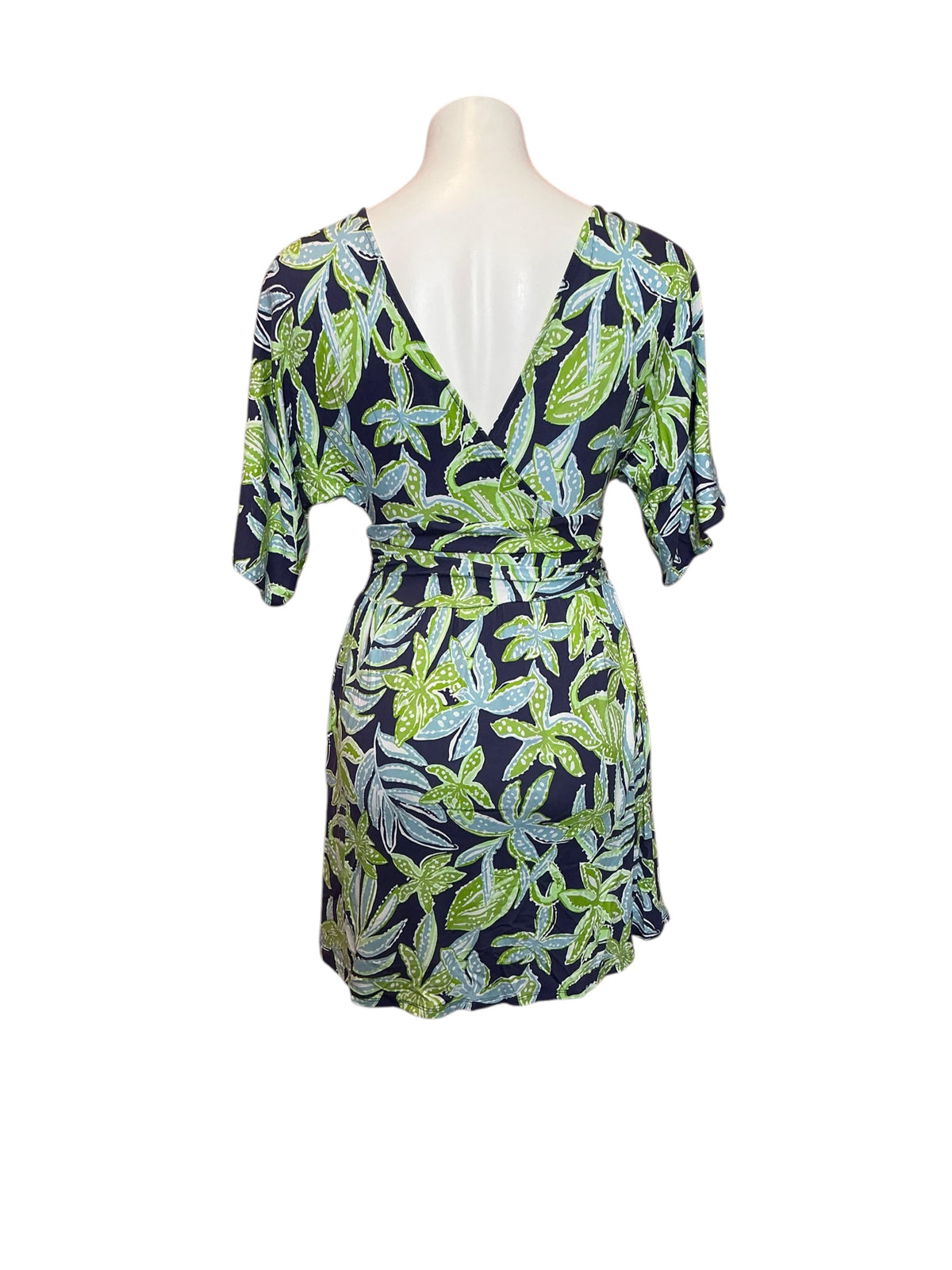 Lilly Pulitzer Parigi Knit Skort Romper Sapphire Pool Tropical Tango - Size XS
