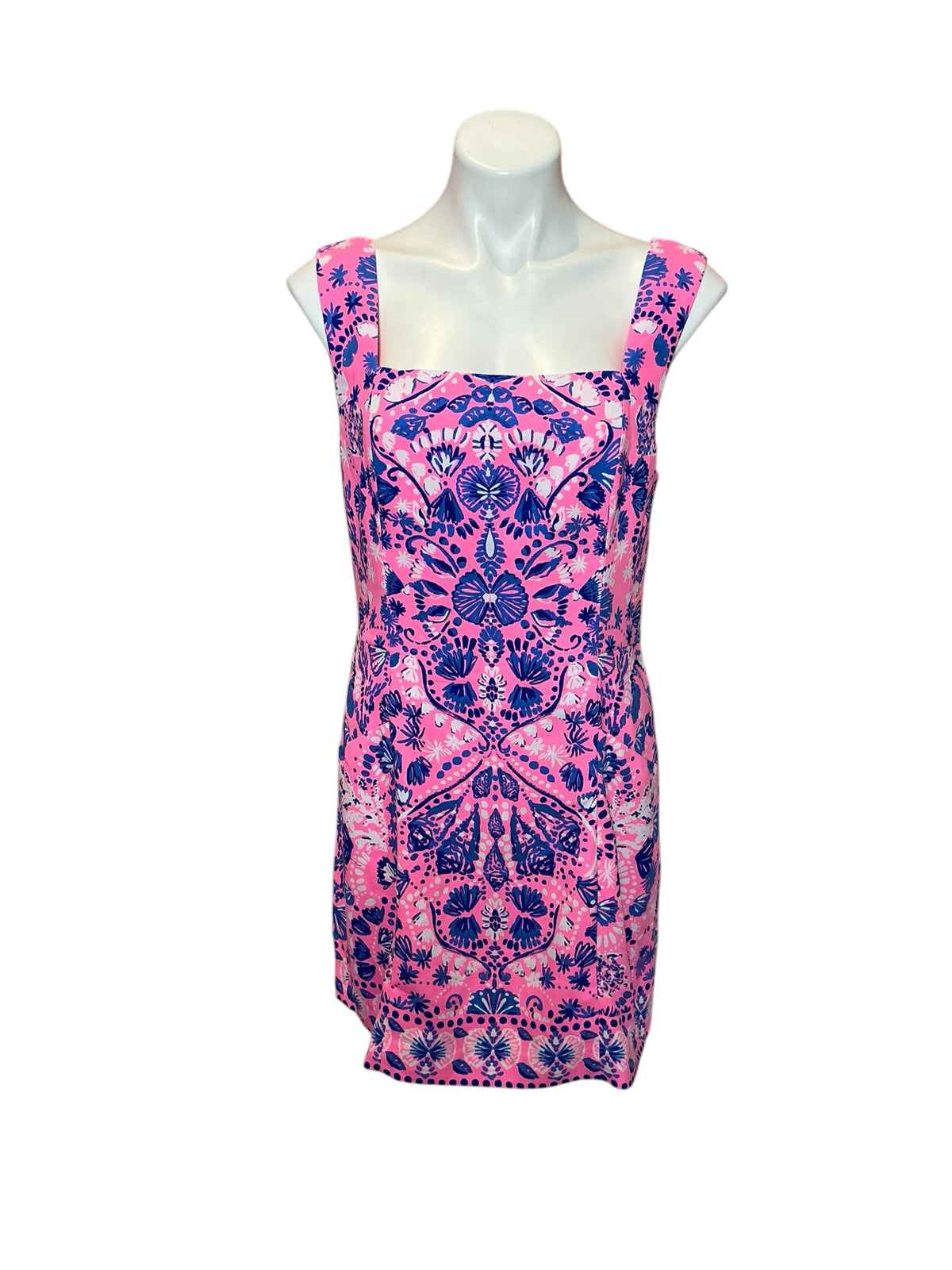 Lilly Pulitzer NWT Elin Sleeveless Romper Havana Pink Turtle Tidepool Engineered - Size 10