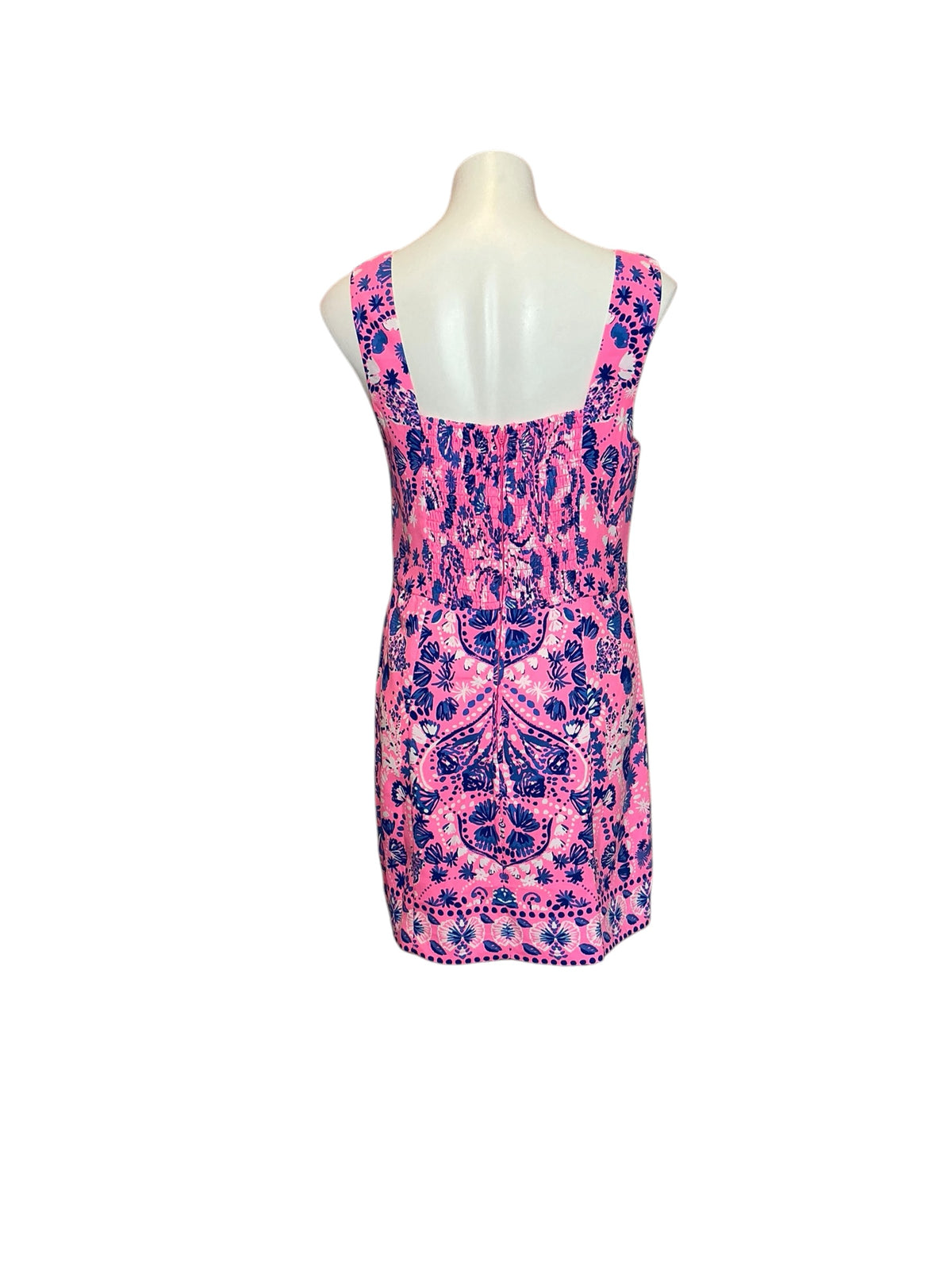 Lilly Pulitzer NWT Elin Sleeveless Romper Havana Pink Turtle Tidepool Engineered - Size 10