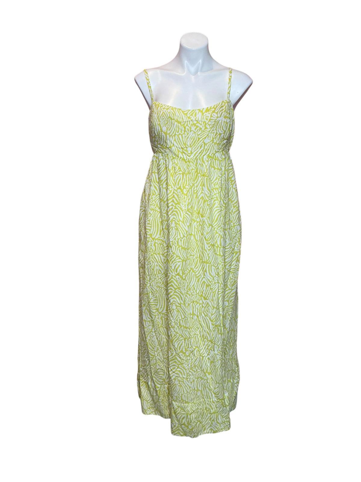 Lilly Pulitzer Bernadetta Maxi Dress Jardin Green Zee Bebe - Size 14