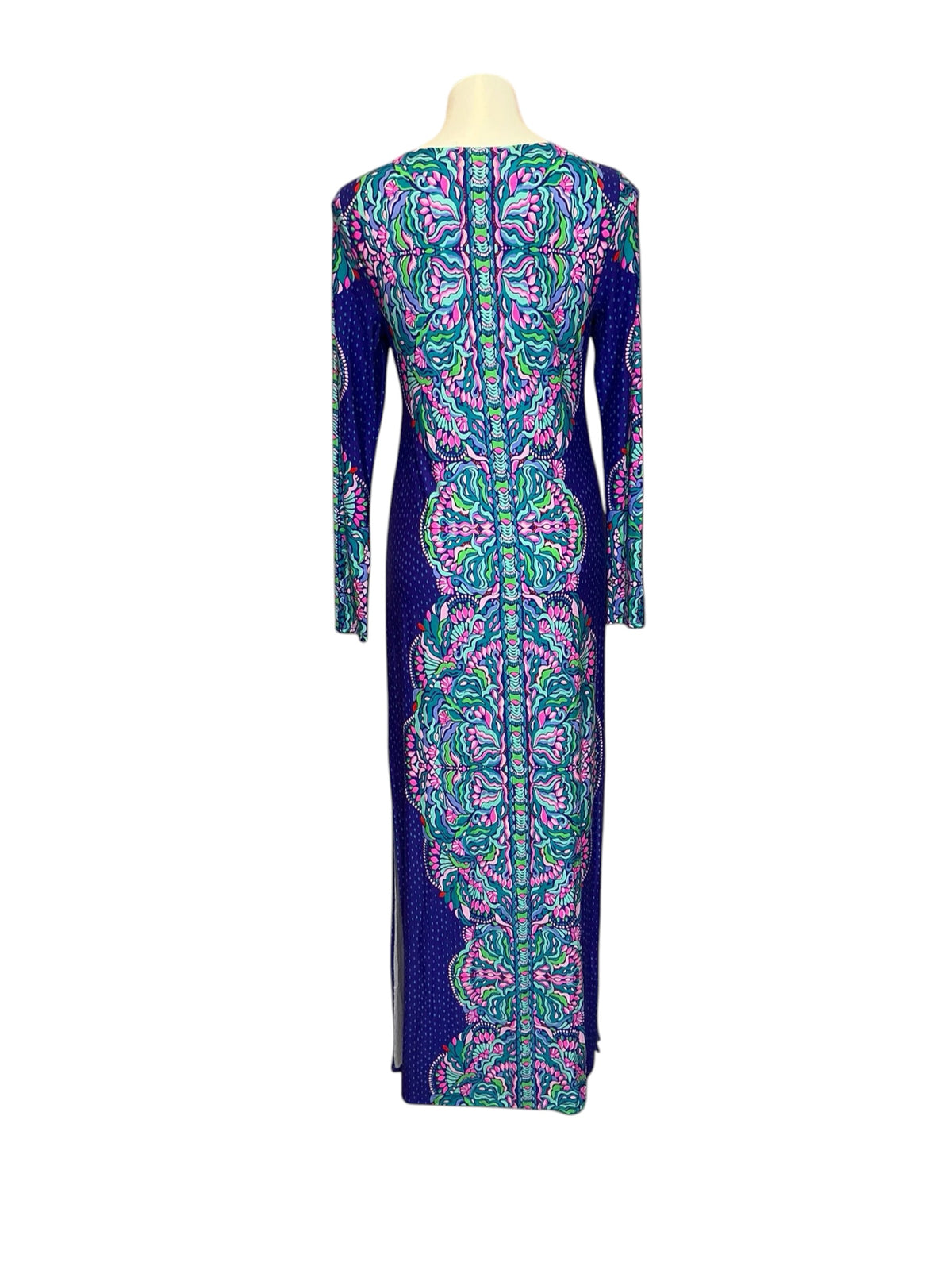 Lilly Pulitzer Emmarie Maxi Dress Cabochon Purple Bonita Babe - Size M