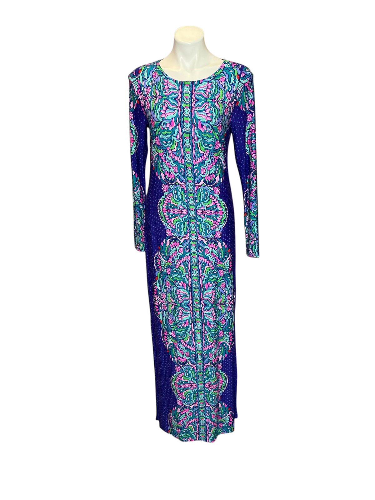 Lilly Pulitzer Emmarie Maxi Dress Cabochon Purple Bonita Babe - Size M