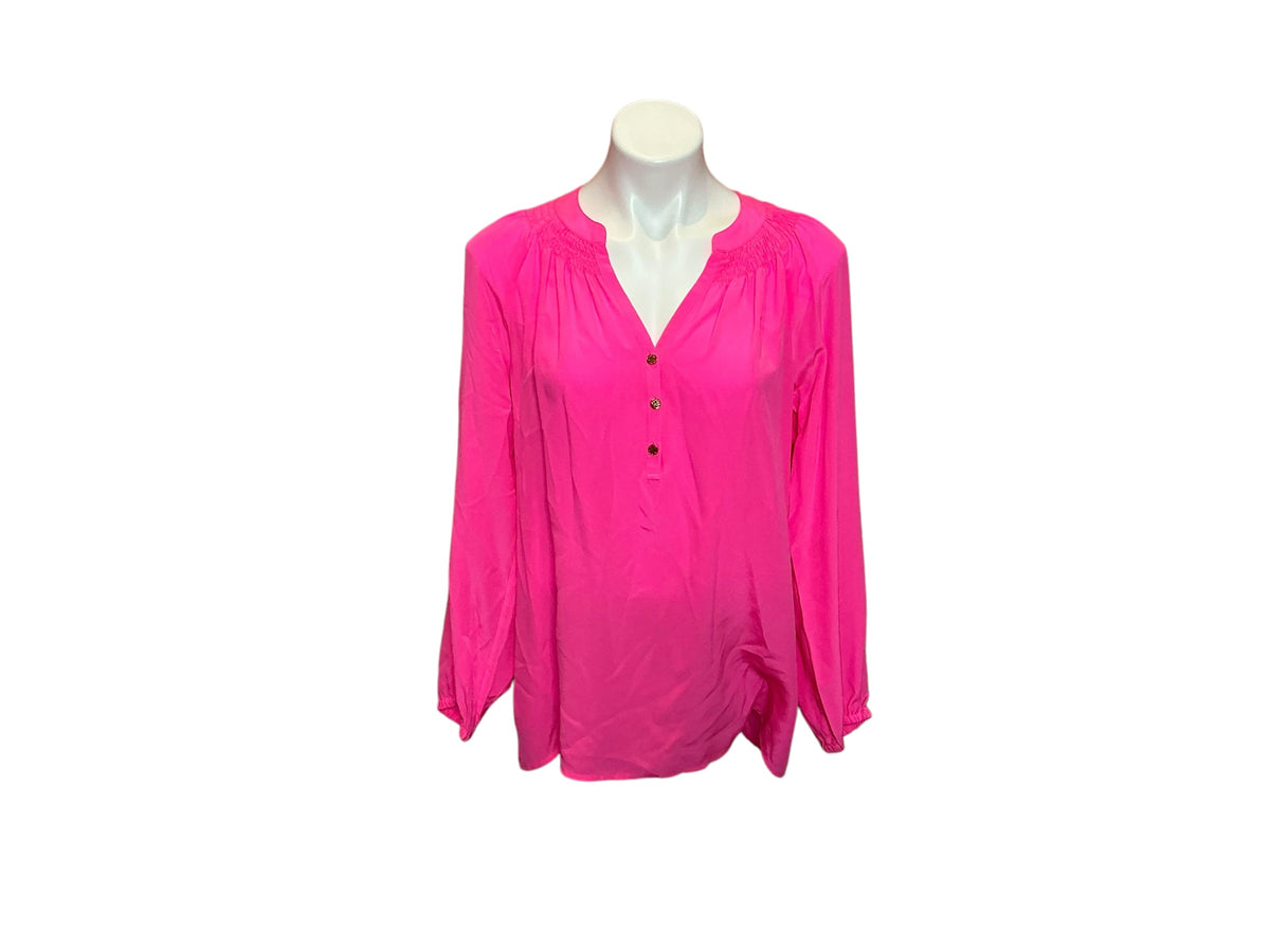 Lilly Pulitzer NWT Elsa Top Aura Pink - Size M