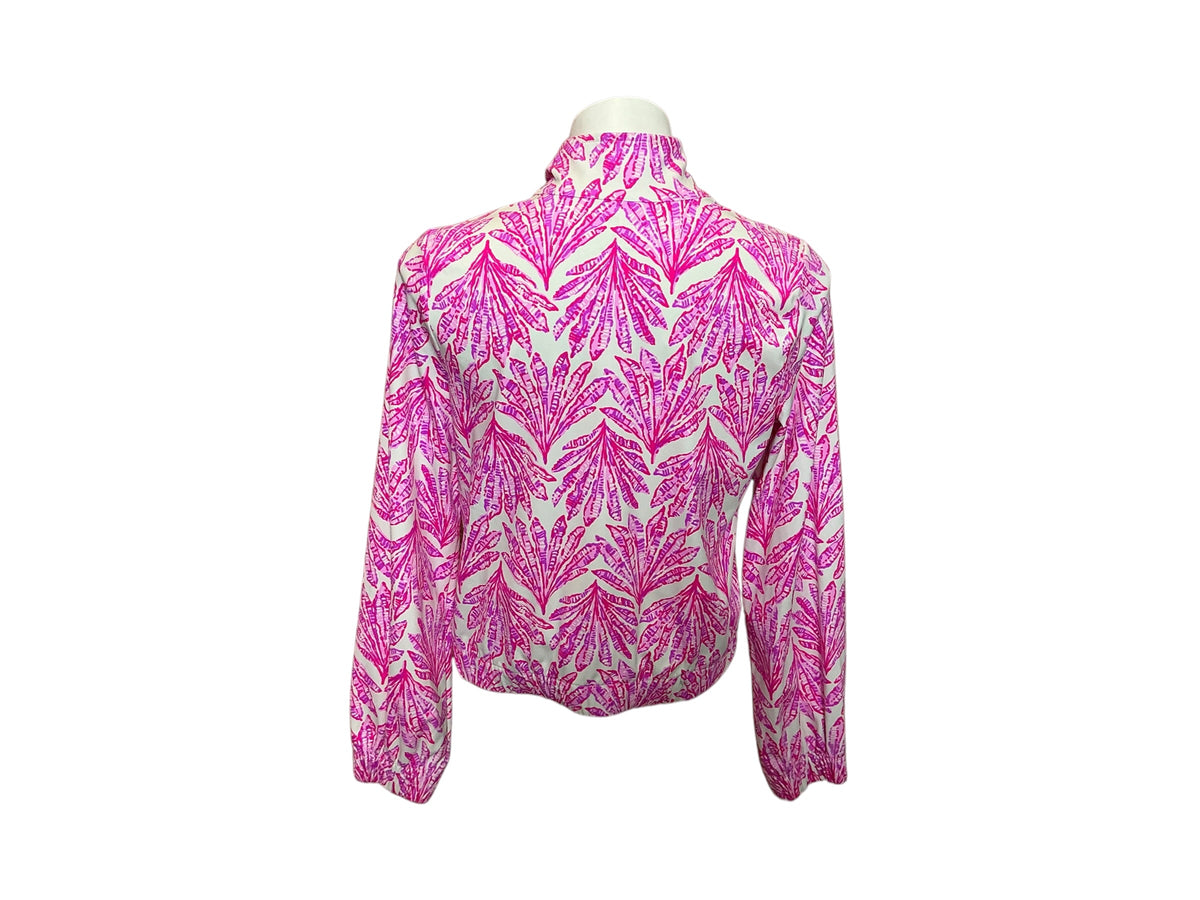Lilly Pulitzer NWT Aegan Jacket UPF 50+ Pink Bliss Shady Babe - Size XS