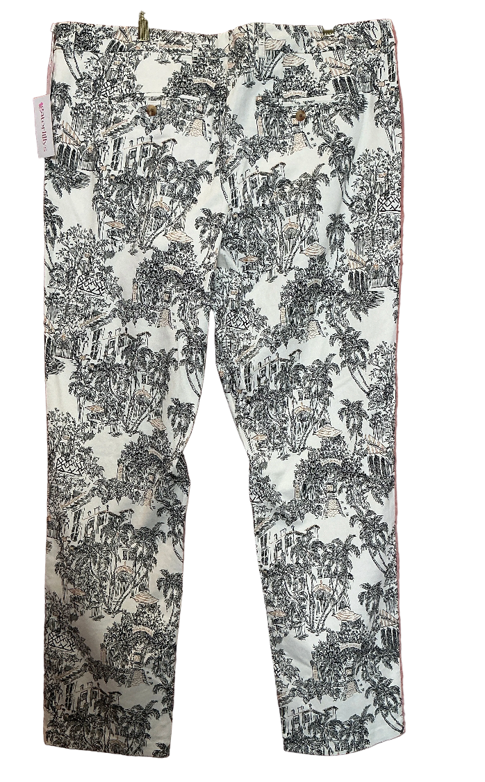 Lilly Pulitzer NWT - Men’s Stuff Mizner Pant - Coconut Anniversary Toile - Size 40