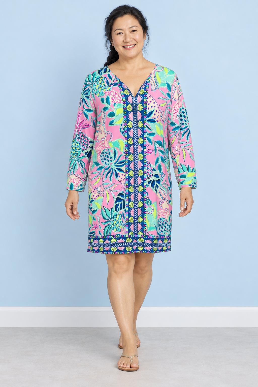 AI-generated model preview; see original photos for exact garment details. gatorlillys-pipeline-v1-9067122393286