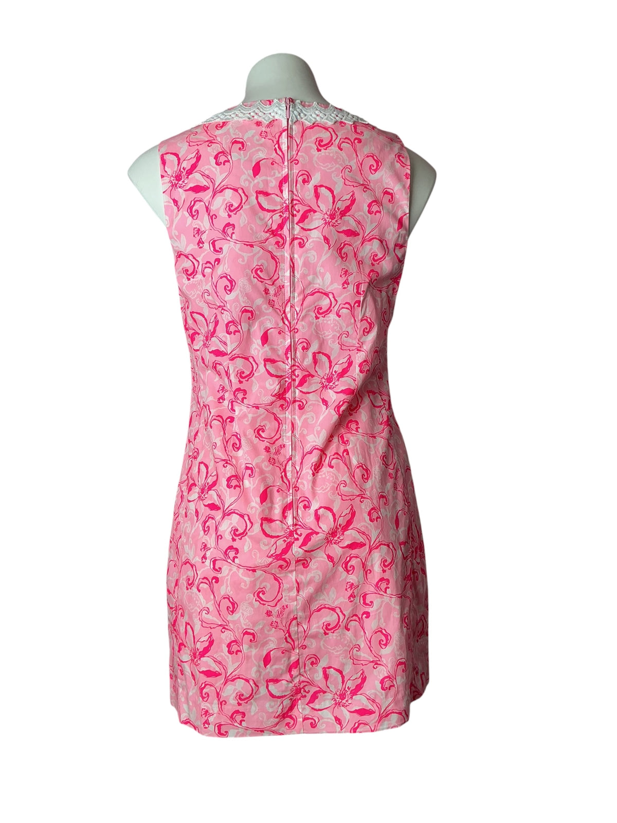 Lilly Pulitzer NWT Ginge Shift Romper Conch Shell Pink Flamingle Garden - Size 4