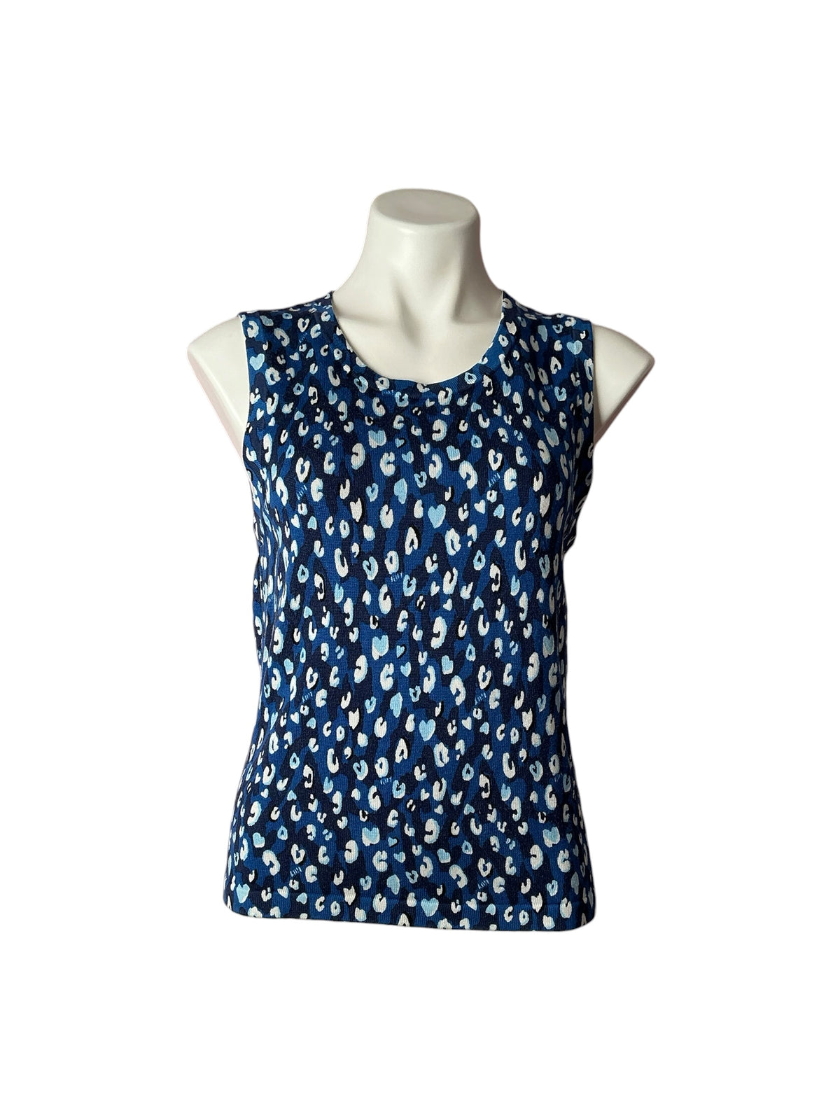 Lilly Pulitzer Fairley Sweater Shell Top Starlight Navy You're An Animal - Size M