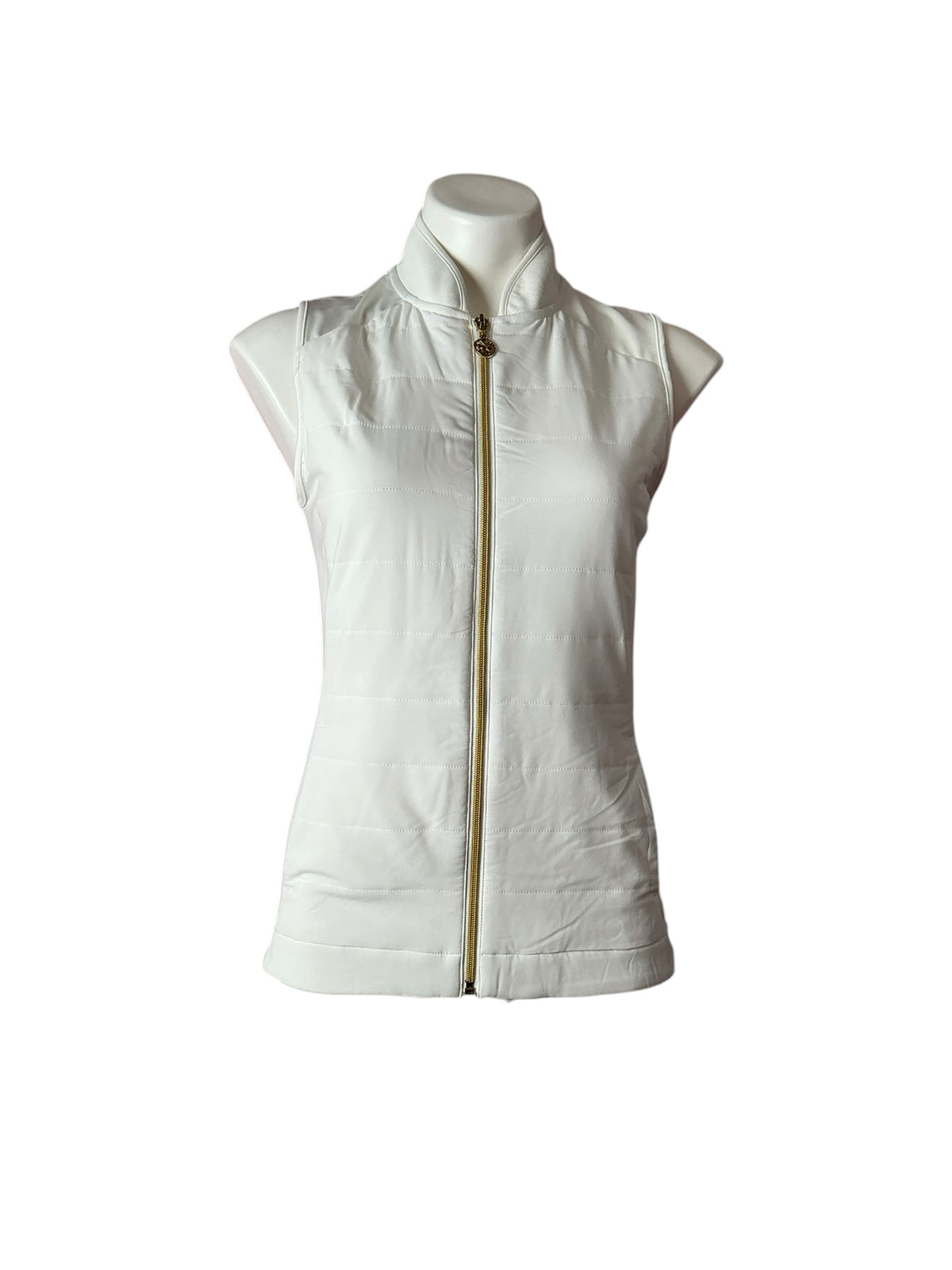 Lilly Pulitzer Luxletic Kimberline Hybrid Vest Resort White - Size XS