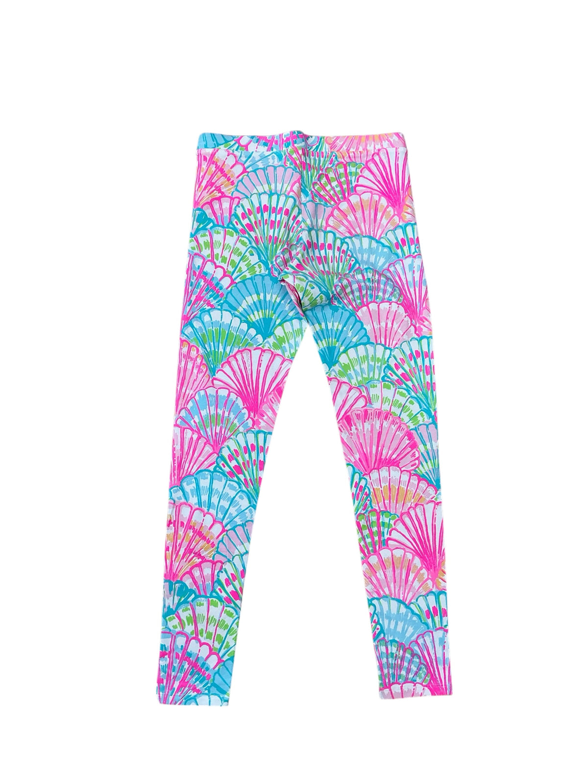 Lilly Pulitzer Girls Maia Leggings Oh Shello - Size XL (12-14)