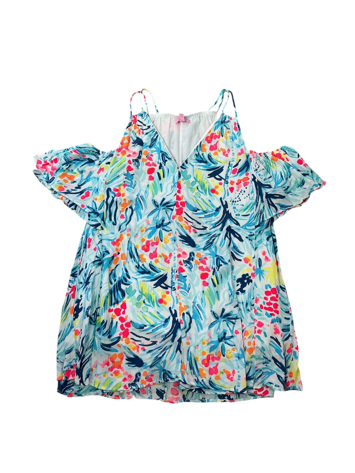 Lilly Pulitzer Bellamie Dress Serene Blue Tippy Top - Size M