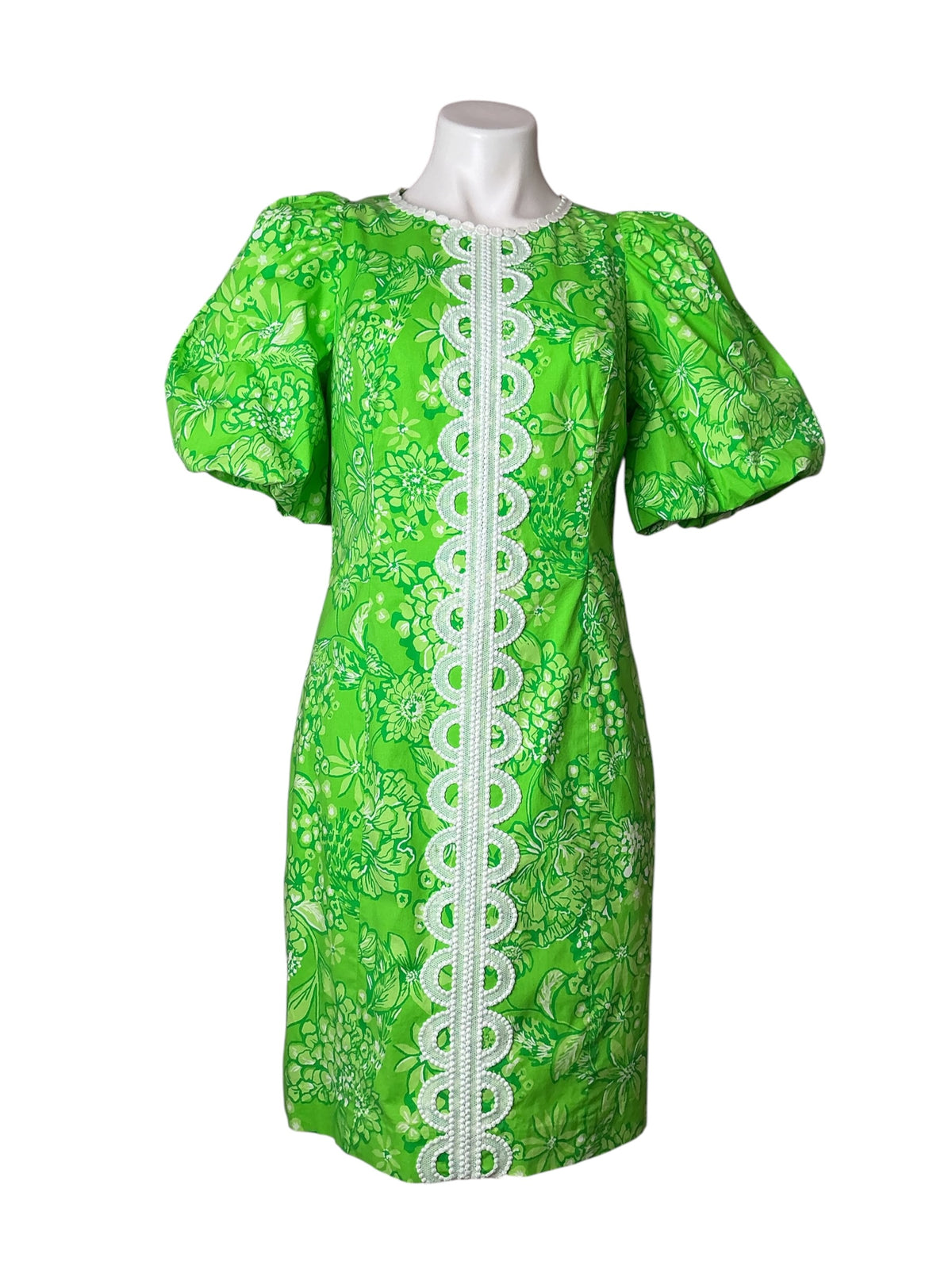 Lilly Pulitzer Alyce Elbow Sleeve Stretch Shift Dress - Size 8
