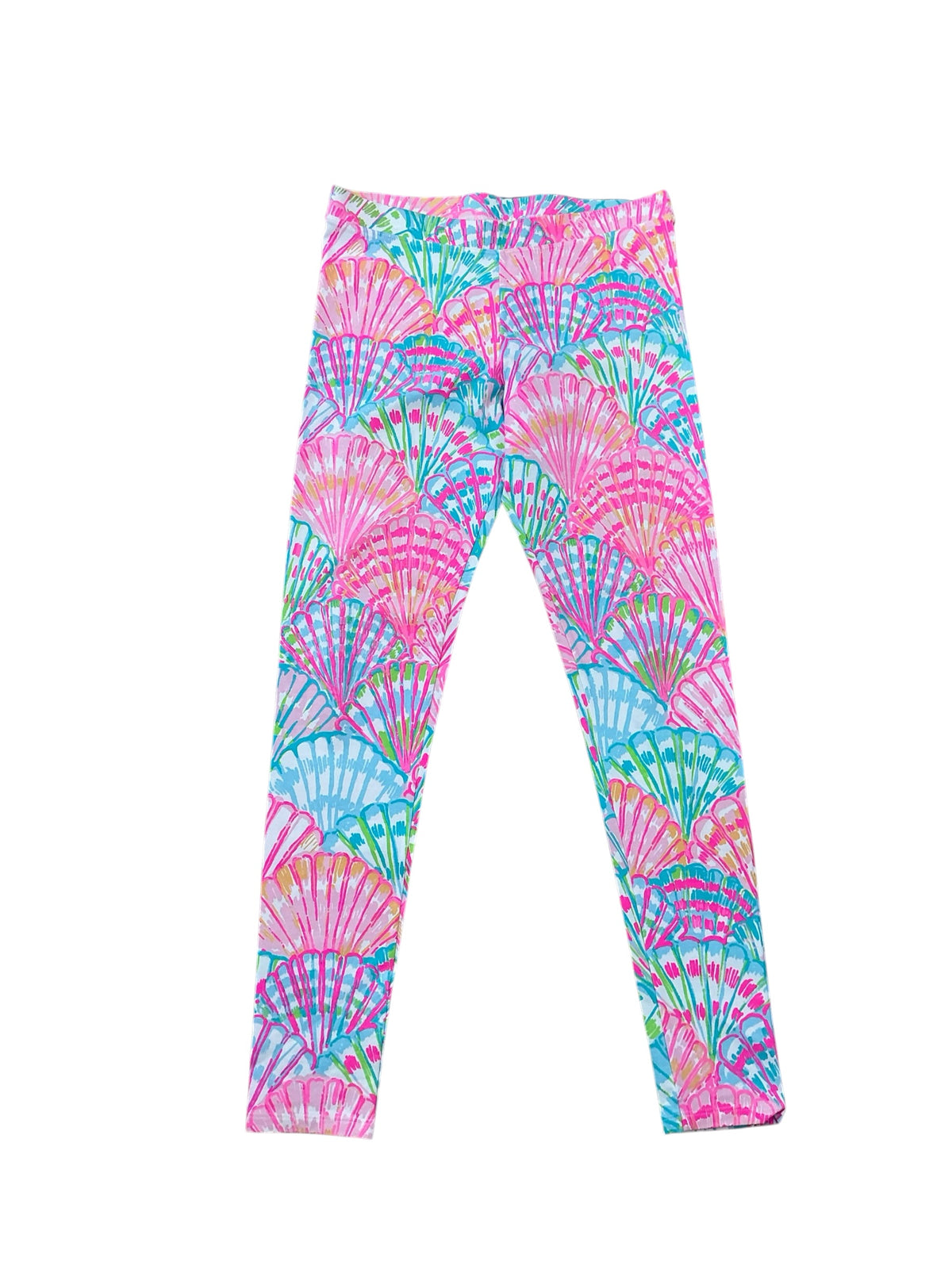 Lilly Pulitzer Girls Maia Leggings Oh Shello - Size XL (12-14)