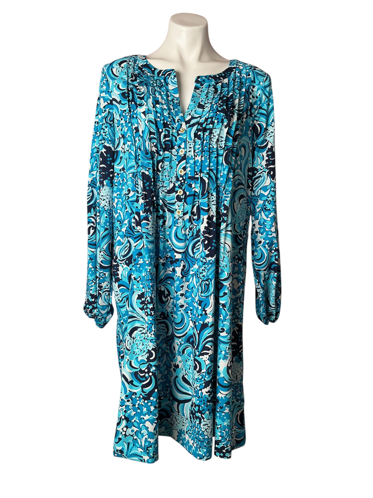 Lilly Pulitzer Seana Swing Dress Mermazing - Size XL