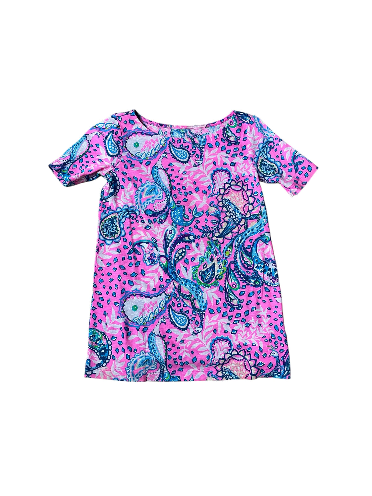 Lilly Pulitzer Kids Mini Marlowe Dress Strut Your Stuff - Size XS (2-3)