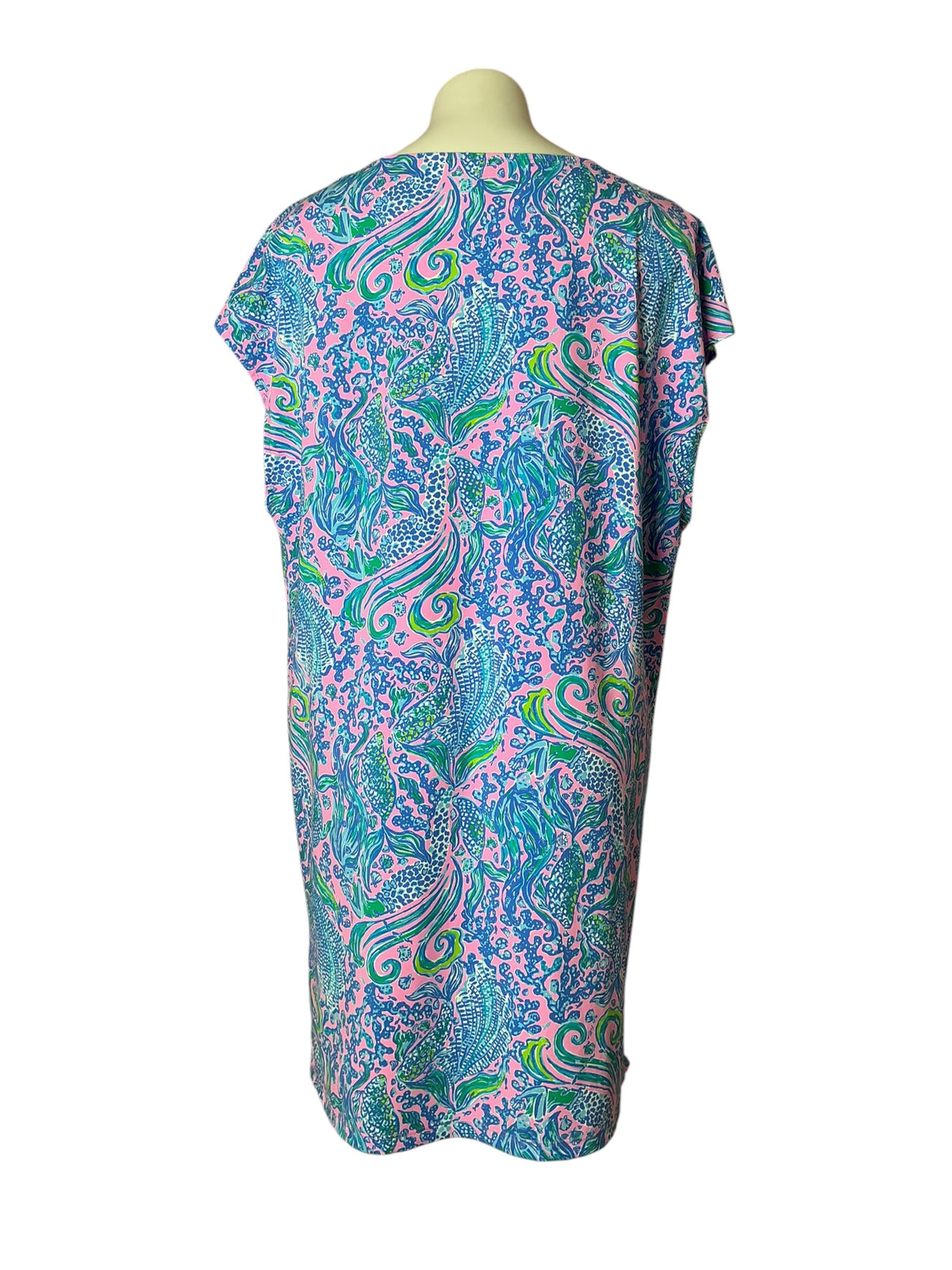 Lilly Pulitzer NWT Talli V-Neck Coverup Lilac Rose We Mermaid It - Size XL