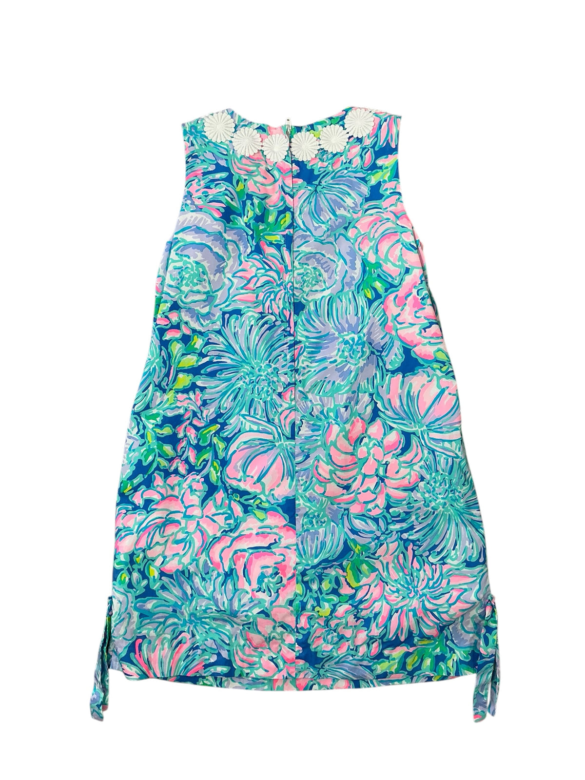 Lilly Pulitzer Girls Shift Dress Seabreeze Blue Walking On A Sunshine - Size 10