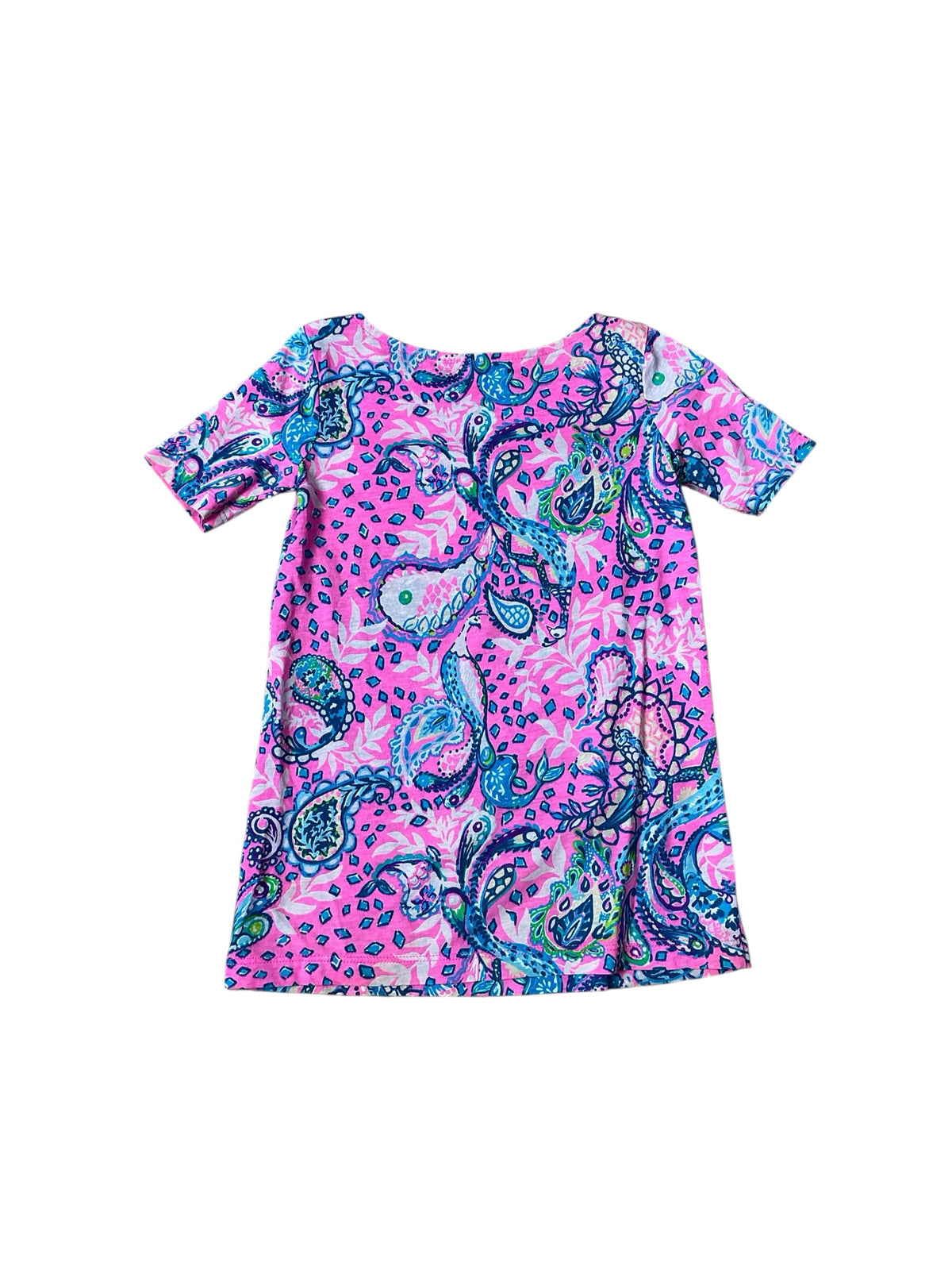 Lilly Pulitzer Kids Mini Marlowe Dress Strut Your Stuff - Size XS (2-3)